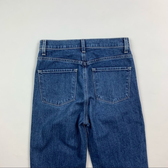 J Brand Jules Rhinestone Tuxedo Stripe Straight Leg Jeans in Urbanite Sz 26 - Picture 15 of 16